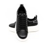 Pantofi Sport Barbati din piele naturala 3221 Negru-Alb ... » Reina.Ro