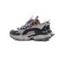Pantofi Sport Dama din piele naturala Y5758-2 GREY-PURPLE | ADVANCER