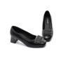 Pantofi cu toc din piele naturala TP2377-2 BLACK | ADVANCER