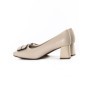 Pantofi cu toc din piele naturala TP2377-2 CREAM | ADVANCER