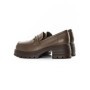 Pantofi Casual Dama din piele naturala 109-A1 KHAKI | ADVANCER