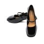 Pantofi cu toc din piele naturala TP312-1 BLACK | ADVANCER