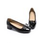 Pantofi cu toc din piele naturala TP3201-1 BLACK | ADVANCER