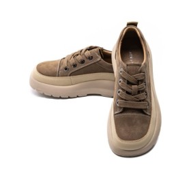Pantofi Sport Dama din piele naturala 70108-2 KHAKI | ADVANCER
