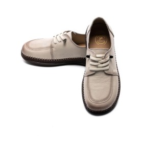 Pantofi Casual Dama din piele naturala KM327 CREAM | FORMAZIONE