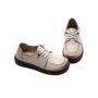 Pantofi Casual Dama din piele naturala KM327 CREAM | FORMAZIONE