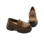 Pantofi Casual Dama din piele naturala KM1605 KHAKI | FORMAZIONE