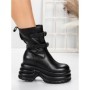 Ghete Dama din piele naturala 5W62 BLACK | PANTOFUL