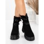 Ghete Dama din piele naturala 5W62 BLACK | PANTOFUL