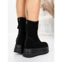 Ghete Dama din piele naturala 5W76 BLACK | PANTOFUL