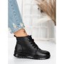 Ghete Dama din piele naturala 5W50 BLACK | PANTOFUL