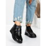 Ghete Dama din piele naturala 5W51 BLACK | PANTOFUL