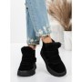 Ghete Dama din piele naturala 5SZ6 BLACK | PANTOFUL