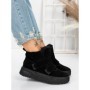Ghete Dama din piele naturala 5SZ6 BLACK | PANTOFUL