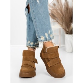 Ghete Dama din piele naturala 5SZ6 YELLOW | PANTOFUL