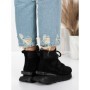 Ghete Dama din piele naturala 5SZ8 BLACK | PANTOFUL