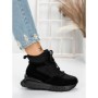 Ghete Dama din piele naturala 5SZ8 BLACK | PANTOFUL