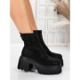 Ghete Dama cu Platforma 5WL77 ALL BLACK | MEI
