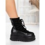 Ghete Dama cu Platforma 56WL3 BLACK | MEI