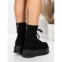 Ghete Dama cu Platforma 56WL3 BLACK | MEI