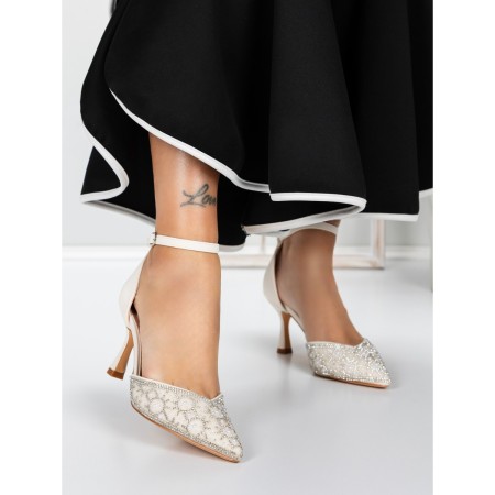 Pantofi Stiletto 5XKK38 BEIGE | MEI