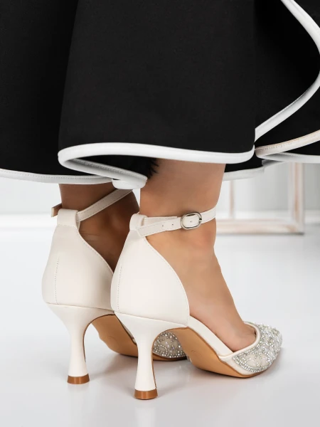 Pantofi Stiletto 5XKK38 BEIGE | MEI