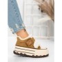 Ghete Dama din piele naturala 5W53 YELLOW | PANTOFUL