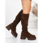Cizme Dama cu Toc 5WL80 BROWN | MEI