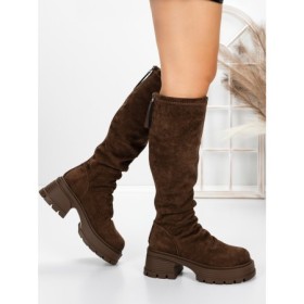 Cizme Dama cu Toc 5WL80 BROWN | MEI