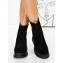 Ghete Dama cu Platforma 58WL16 BLACK | MEI