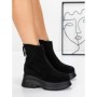 Ghete Dama cu Platforma 58WL16 BLACK | MEI