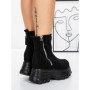 Ghete Dama cu Platforma 58WL17 BLACK | MEI