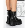 Ghete Dama cu Platforma 58WL17 BLACK | MEI