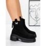 Ghete Dama cu Platforma 58WL21 BLACK | MEI
