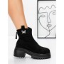 Ghete Dama cu Platforma 58WL21 BLACK | MEI