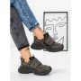 Sneakers Dama 5WL96 BLACK-GUNCOLOR | MEI