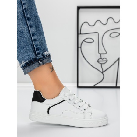 Sneakers Dama 983 WHITE-BLACK | FASHION