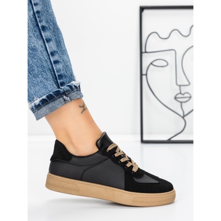 Sneakers Dama 986 BLACK-KHAKI | FASHION