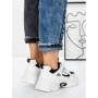 Sneakers Dama 9028 WHITE-BLACK | FASHION