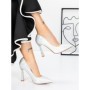 Pantofi Stiletto 3ADC77 SILVER | MEI