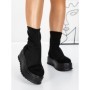 Ghete Dama cu Platforma 3AL78 BLACK | MEI