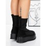 Ghete Dama cu Platforma 3AL78 BLACK | MEI
