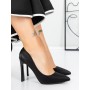 Pantofi cu Toc gros 3DC36 Negru » Reina.Ro