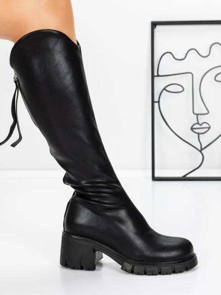 Cizme Dama 3WL15 Negru » Reina.Ro