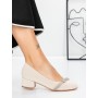 Pantofi cu Toc mic 3XKK99 Gri » Reina.Ro