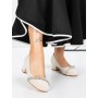 Pantofi cu Toc mic 3XKK99 Gri » Reina.Ro