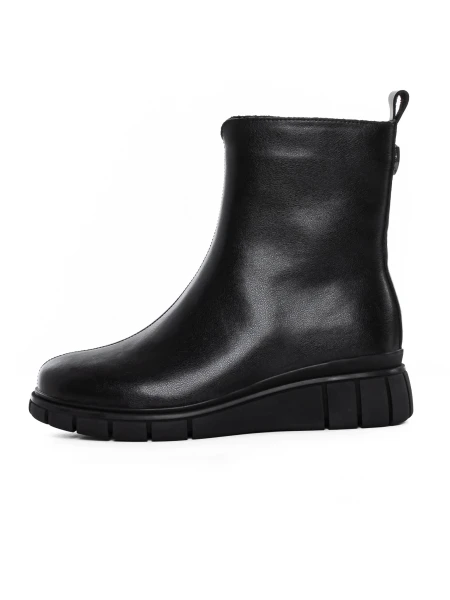 Ghete Dama din piele naturala E90523-1 BLACK | ADVANCER