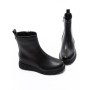 Ghete Dama din piele naturala E90523-1 BLACK | ADVANCER