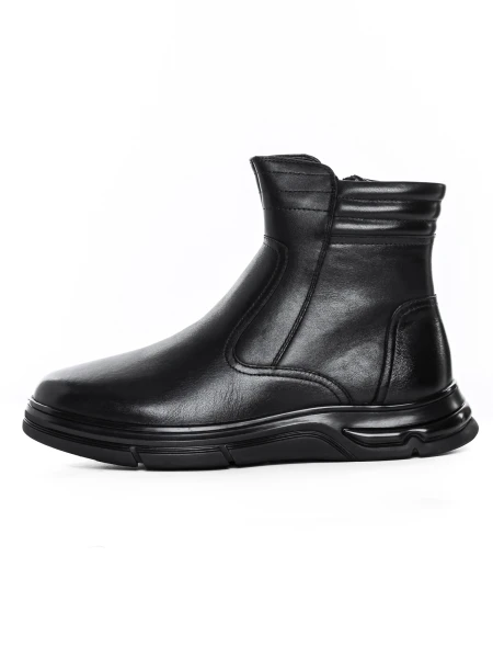 Ghete Barbati din piele naturala Z184550-1 BLACK | ADVANCER