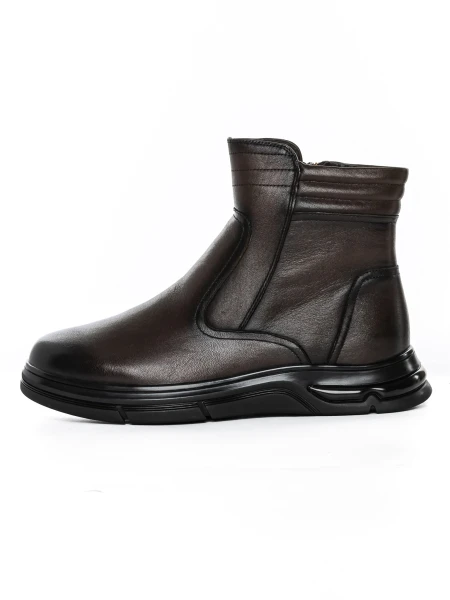 Ghete Barbati din piele naturala Z184550-1 COFFEE | ADVANCER